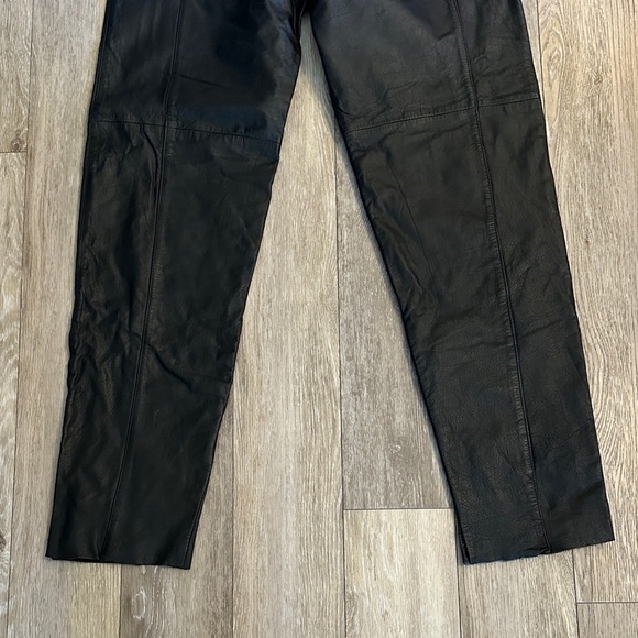 BAGATELLE | Vintage Black Authentic Leather Pants - Picture 13 of 16